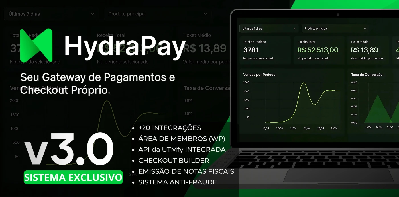 Script Gateway de Pagamentos e Checkout Próprio
